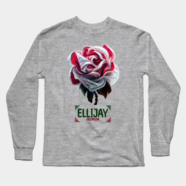 Ellijay Georgia Long Sleeve T-Shirt by MoMido